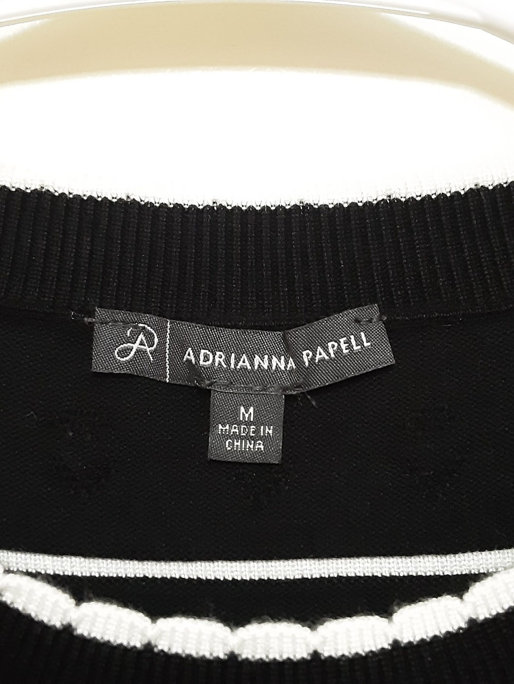 Adrianna Papell Boxy Crew Neck Sweater Womens Medium - Picture 3 of 11